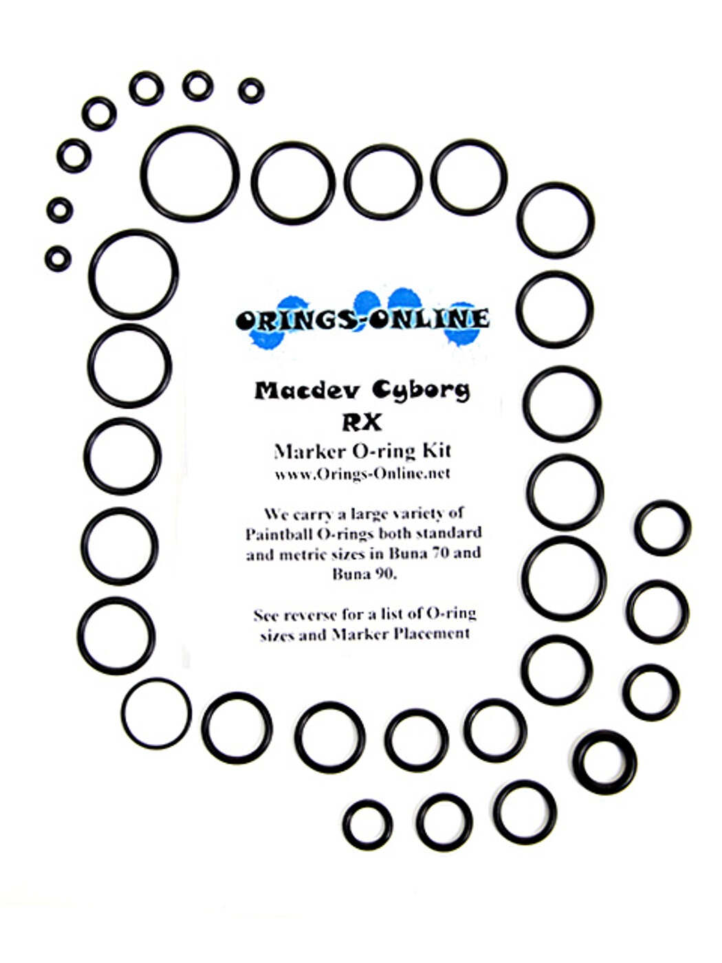 MACDEV Cyborg Rx Marker O-ring Kit